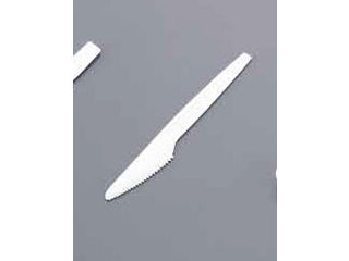 ASAHI アサヒ徳島 使い捨てナイフ　特中（500本入）／白　袋入