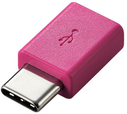 ELECOM エレコム スマホ用USB変換アダプタ/USB(microBメス)-USB(Cオス)/ピンク MPA-MBFCMADNPN ELECOM エレコム スマホ用USB変換アダプタ/USB(microBメス)-USB(Cオス)/ピンク MPA-MBFCMADNPN