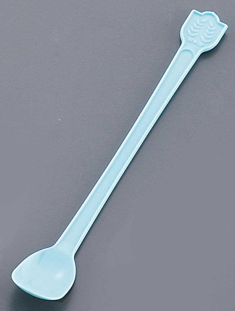 ASAHI アサヒ徳島 使い捨てマドラースプーン（500本入）／ブルー　袋入