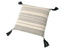 萩原 ハギハラ インド綿背当てクッション テラ BK 約45×45cm 270051919 ブラック メーカー直送 同梱不可 カード決済のみ対応 沖縄・北海道・離島お届け並びに時間指定不可(3)