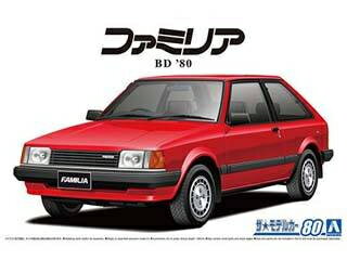 AOSHIMA アオシマ ザ・モデルカー 1/24 マツダ BD ファミリア XG '80