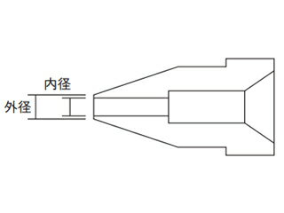 HAKKO 白光 ノズル 1.3mm A1006