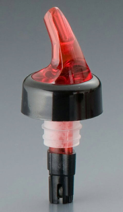 （ウイスキー用）全長：95mmカラー：ブラック 5/8オンス（約18c.c.）材質：注ぎ口、キャップ部/AS樹脂、半透明部/EVA樹脂・ポリカーボネイトPPA0701　