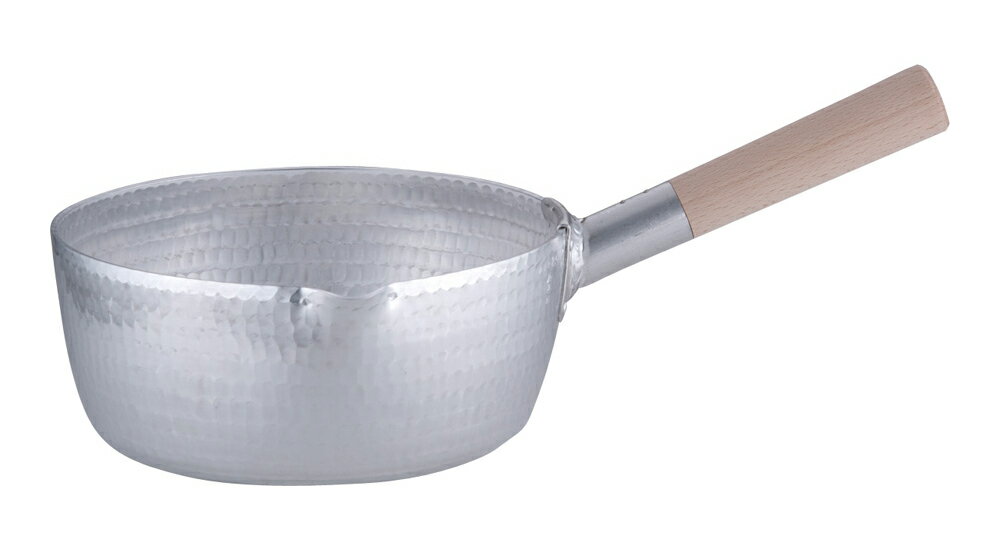 アルミ 本職用 手打雪平鍋（3mm厚） 25．5cm