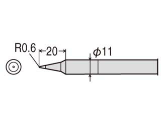 TAIYO 太洋電機産業 CXR-100RT-B 替こて先 (B型)