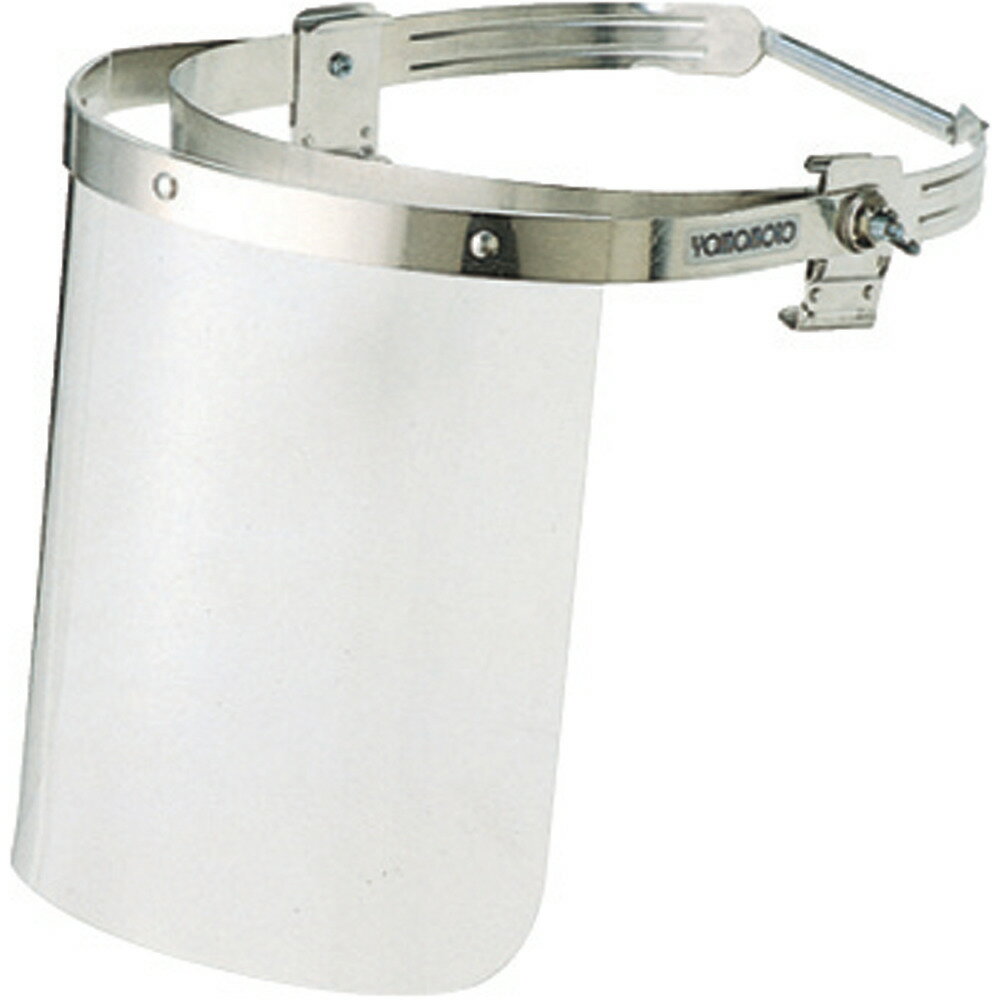 YAMAMOTO 山本光学 防災面 ヘルメット取付型 透明 ハチ巻きタイプ 250A