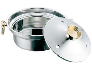 EBM 江部松商事 EBM　電磁用　しゃぶしゃぶ鍋　穴明　27cm