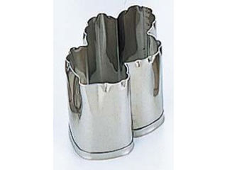 EBM 江部松商事 EBM　18−8　手造り業務用　抜型　秋　菊の葉　バラD