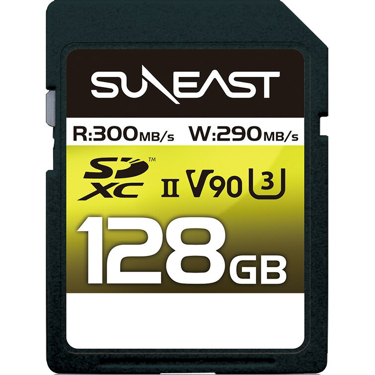 SUNEAST TC[Xg SDXCJ[h SUNEAST ULTIMATE PRO SD UHS-II V90J[h 128GB SE-SDU2128GA300 DGPC[WOA[h2022܎ AeBCgvV90