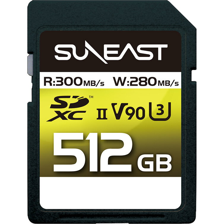 SUNEAST 󥤡 SDXC SUNEAST ULTIMATE PRO SD UHS-II V90 512GB SE-SDU2512GA300 DGP᡼󥰥2022޼ ƥᥤȥץV90