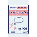 SHIMOJIMA シモジマ HEIKO/ヘイコー ポリ規格袋 ヘイコーポリ No.409 紐なし 006617900(3)