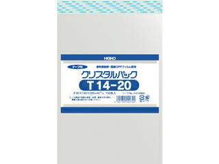 SHIMOJIMA シモジマ HEIKO/ヘイコー OPP袋 テープ付き クリスタルパック 6740850 T14-20