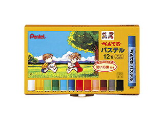 Pentel/ぺんてる パステル 12色 GHSR-12