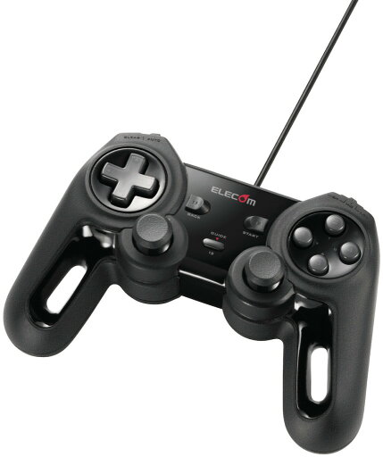 ELECOM エレコム USBゲームパッド/13ボタン/Xinput/振動/連射/高耐久 JC-U4013SBK ブラック ELECOM エレコム USBゲームパッド/13ボタン/Xinput/振動/連射/高耐久 JC-U4013SBK ブラック