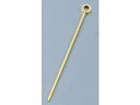 18−8カクテルピン 金メッキ(6本入)/玉付