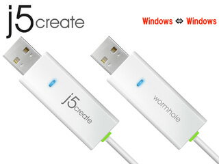 j5 create USB2.0リンクケーブル wormhole switch/ワームホール スイッチ （Windows用） JUC100