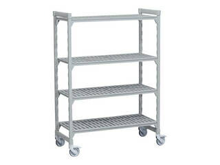 CAMBRO キャンブロ 【代引不可】540ベンチ移動カムシェルビングセット 910×H1500　4段