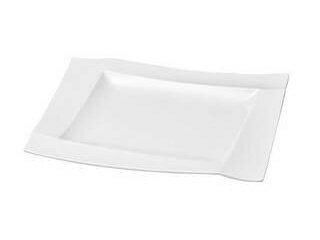 WAKAIZUMI 若泉漆器 ニューホワイト　渕付長角皿　35cm