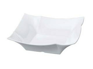 WAKAIZUMI 若泉漆器 ニューホワイト　四方折紙角鉢