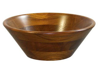 La Luz ラ・ルース けやき　サラダボール（オイルカラー）130004　φ225