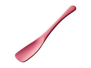 すくいやすいアルミアイススプーン　ピンク