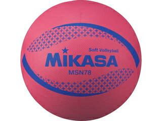 MIKASA/ミカサ ソフトバレー カラーソフトバレーボール検定球（レッド） MSN78R