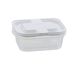 Bestco ベストコ ベストコ 抗菌 抗ウイルス 電子レンジ 保存 容器 蒸気弁付き 洗いやすい MA-3209 ホワイト 430ml 2個組