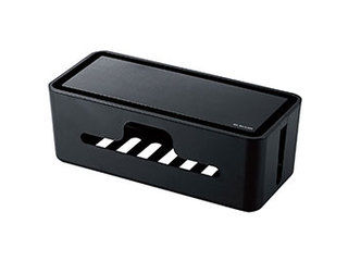 エレコム 【5個セット】 エレコム スタンド付きケーブルボックス 小 EKC-BOX003BKX5