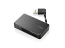 エレELECOM エレコムコム 【5個セット】 エレコム USB2.0対応メモリカードリーダー/ケーブル収納型タイプ MR-K304BKX5(2)