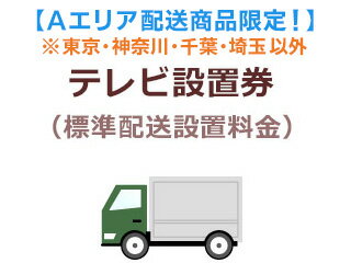 【Aエリア配送（東京・神奈川・千葉・埼玉以外）】テレビ出張設置料金(標準配送設置料金) 【Aエリア配送対象65型以上テレビを同時購入..