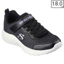 SKECHERS/スケッチャーズ 【ジュニア】バウンダー ガーリー グルーヴ【18cm】【ブラック】 303528L