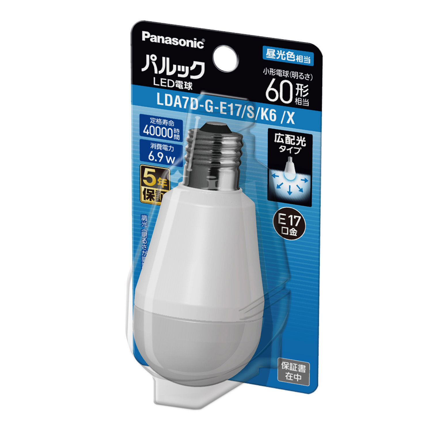 Panasonic ѥʥ˥å LDA7DGE17SK6Xѥå LEDŵ 6.9W ֥ꥹ[E17]