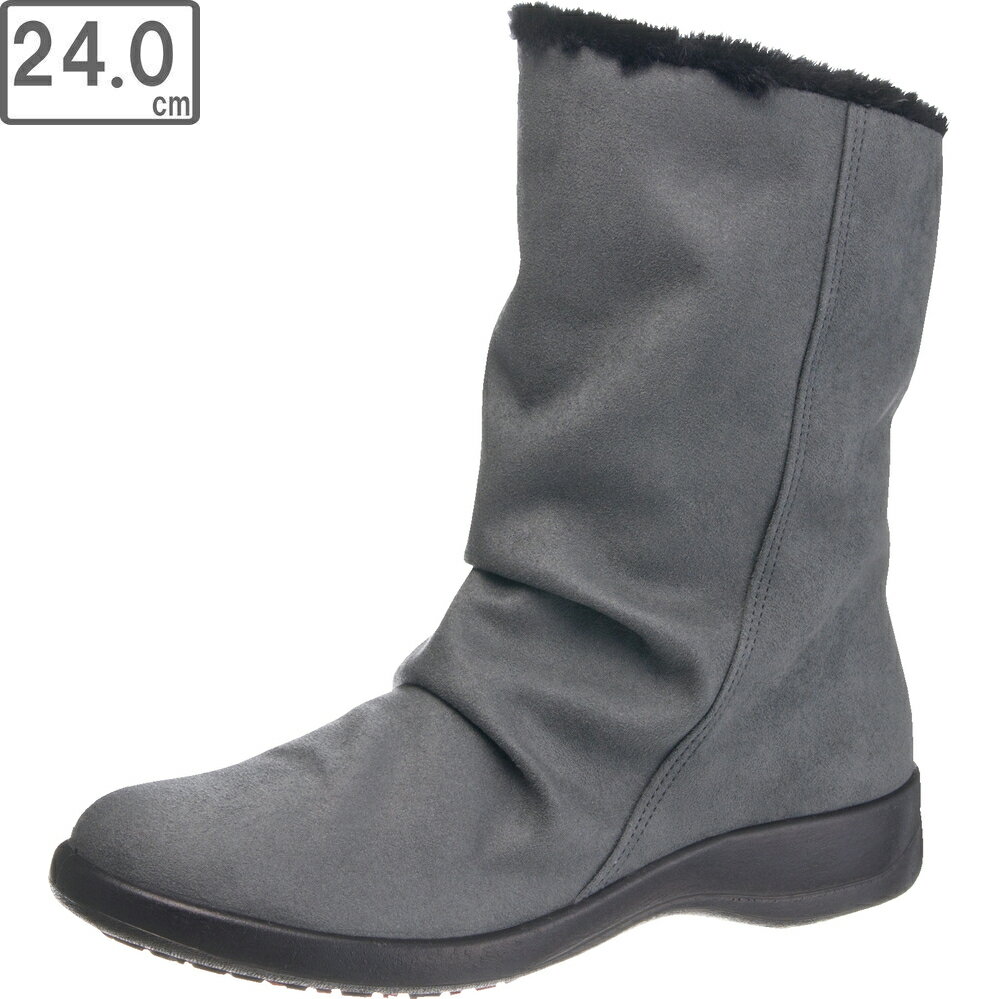 【TOP DRY】 濡れにくい。ムレにくい。すべりにくい。雨でも雪でも快適な足元に。 ●雨や雪の日の強い味方GORE-TEXファブリクス●撥水加工●PUダイレクト●ふんわりカップインソール●アイスウィナーソール●日本製 　　※ロールダウンも可能です。 商品情報 カラーライトグレースエードサイズ24.0cm足囲3E素材合成繊維（起毛）底材合成底ヒール高約4.0cm筒丈約16.5cm筒口まわり約31.0cm AF39987-　