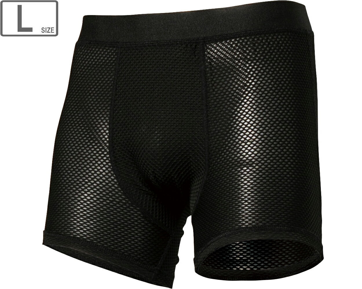 OTAFUKU GLOVE おたふく手袋 JW-519 ブラック Lサイズ 3D ボクサーパンツ