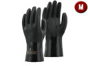 OTAFUKU GLOVE おたふく手袋 A-208 Mサイズ 黒 PVCオイルレジスタント 3双組