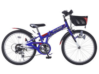 MyPallas/マイパラス 【代引不可】折畳み自転車 ジュニア MTB 22インチ (ブルー) 6SP CIデッキ付 M-822F-BL メーカー…