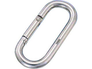 MIZUMOTO/水本機械製作所 ステンレス プチカラビナ(スタンダード型)SUS316 線径10mm長さ88mm (1個入) B-2652