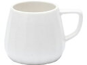 ADVANCE DOOR アドバンスドア KTK-013 KAKU KAKU(カクカク)シリーズ DEMI CUP(デミカップ) 120ml フレッシュホワイト 平たいハンドルが持ちやすい、やわらかいフォルム 両手で包み込みたくなるような温もりを感じるやわらかい形。