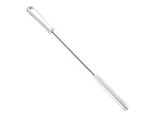 ●チューブや容器の内面、器具の細かい隙間の洗浄に最適。●材質：芯部／ステンレス　ブリップ部／ポリプロピレン　毛／PBT●耐熱温度：130℃ 商品情報 ブラシサイズ(mm)20×150全長(mm)500 KTR3105　