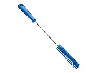 ●チューブや容器の内面、器具の細かい隙間の洗浄に最適。●材質：芯部／ステンレス　ブリップ部／ポリプロピレン　毛／PBT●耐熱温度：130℃ 商品情報 ブラシサイズ(mm)50×150全長(mm)500 KTR3403　