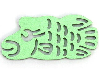 【納期約3週間かかります】 Fisheye フィッシュアイ 40321(グリーン)　うみキャラプレート ナポレオンフィッシュ　HALF+ ハーフプラス