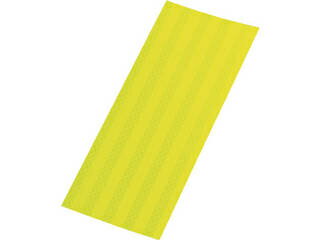 J.G.C. 日本緑十字社 3Mカプセルプリズム型高輝度反射シート 蛍光黄 SL90-KY 90×250mm 390009