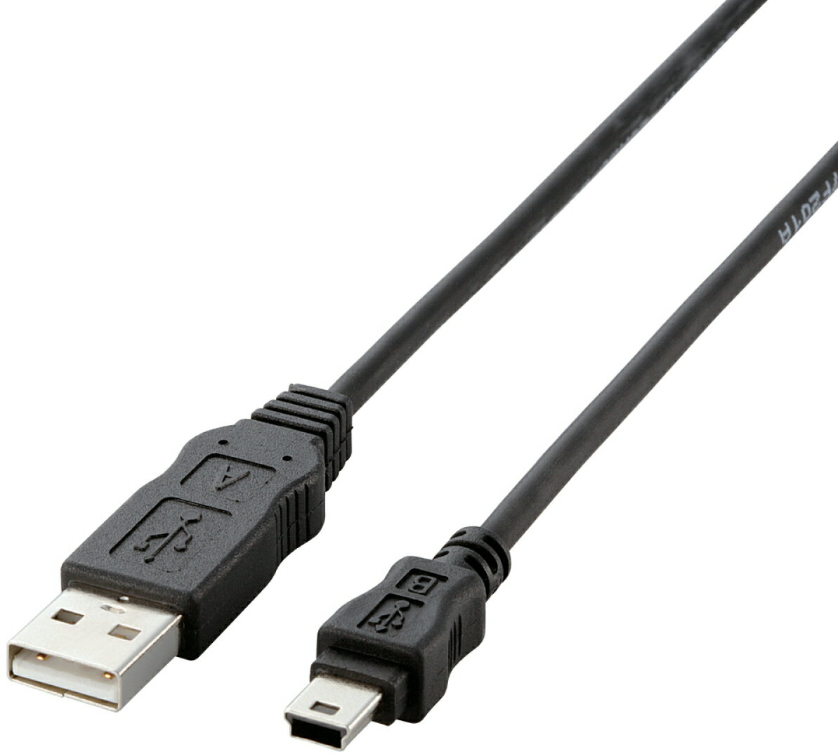 ELECOM エレコム USB-ECOM505 EU RoHS指令準拠USB2.0ケーブル(A:ミニB) 0.5mブラック