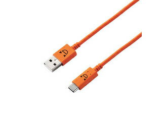 ELECOM エレコム USB2.0ケーブル(顔付き、A‐C) 1.2m MPA-FAC12CDR オレンジ ELECOM エレコム USB2.0ケーブル(顔付き、A‐C) 1.2m MPA-FAC12CDR オレンジ