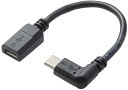 ELECOM GR LMicroUSBϊA_v^(Eڑ^Cv) ubN 0.1m TB-MBFMBR01BK