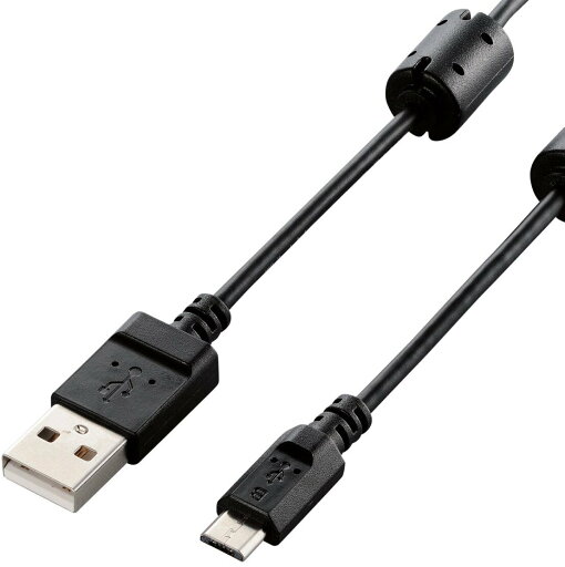 ELECOM エレコム デジカメ用USBケーブル/microB/フェライトコア/1.5m DGW-AMBF15BK ELECOM エレコム デジカメ用USBケーブル/microB/フェライトコア/1.5m DGW-AMBF15BK