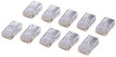 ELECOM エレコム RJ45コネクタ(10個セット) LD-RJ45T10A