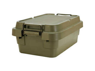 TRUSCO/トラスコ中山 【代引不可】トランクカーゴ フラット天板仕様 浅型 30L オリーブドラブ色 ODCFL-50