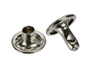 TRUSCO トラスコ中山 大カシメ スチール ニッケルメッキ 9mm 足長11.5mm 30組入 (ブリスターパック入) P-THP-CN11.5