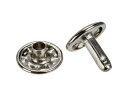 TRUSCO トラスコ中山 特大カシメ スチール ニッケルメッキ 13mm 20組入 (ブリスターパック入) P-THP-TCN